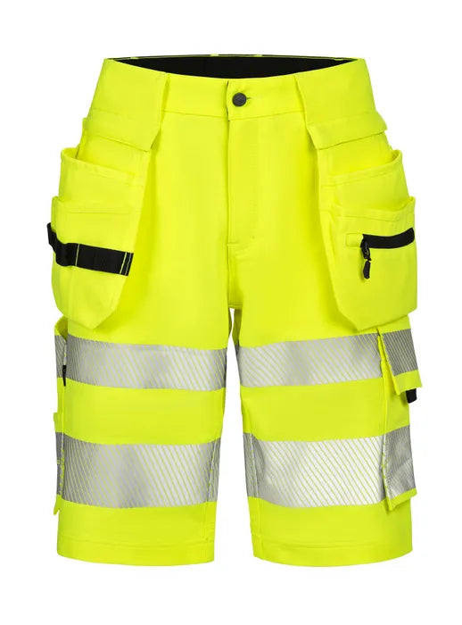 HANTVERKSSHORTS STRETCH VARSEL ELEVATE G732 GUL