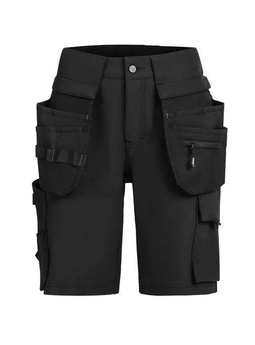 HANTVERKSSHORTS STRETCH ELEVATE G758 DAM SVART