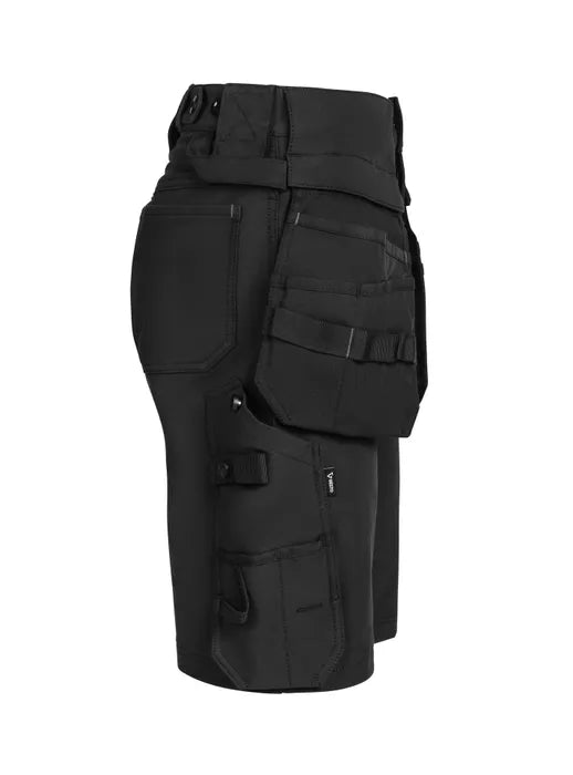HANTVERKSSHORTS STRETCH ELEVATE G758 DAM SVART