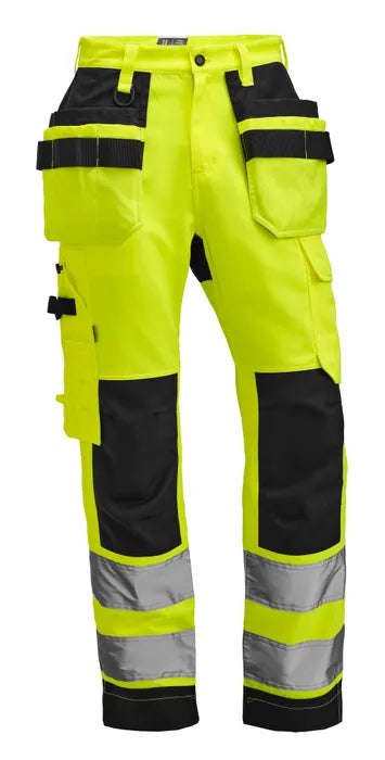 HANTVERKSBYXA STRETCH VS2W KLASS 2 GUL/SVART DAM