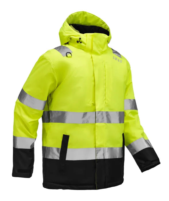 VINTERJACKA WJ1 KLASS 3 GUL/SVART