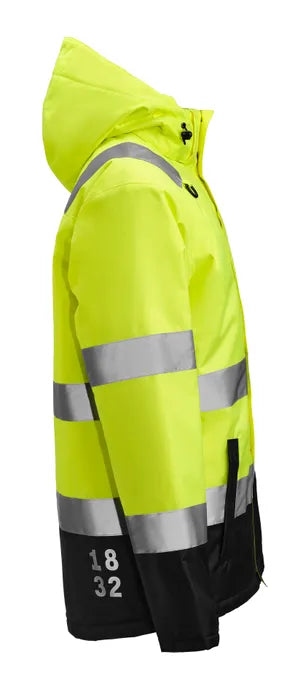 VINTERJACKA WJ1 KLASS 3 GUL/SVART