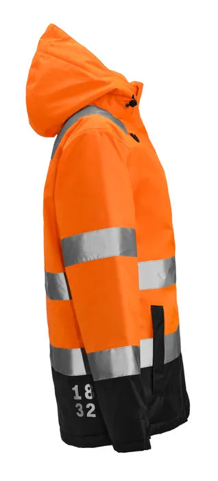 VINTERJACKA WJ1W KLASS 3 ORANGE/SVART DAM