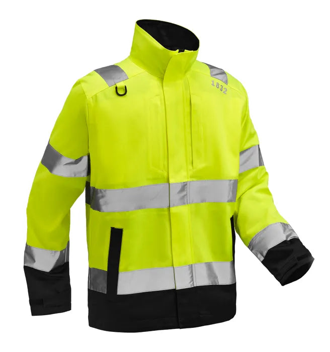 JACKA HJ1 KLASS 3 GUL/SVART